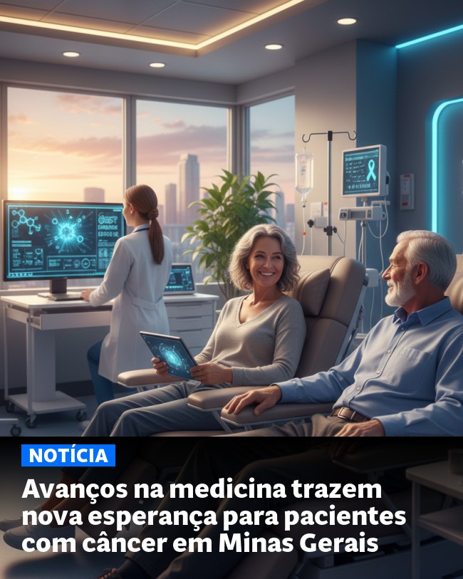 Avanços na medicina trazem nova esperança para pacientes com câncer em Minas Gerais - Post para compartilhamento via WhatsApp
