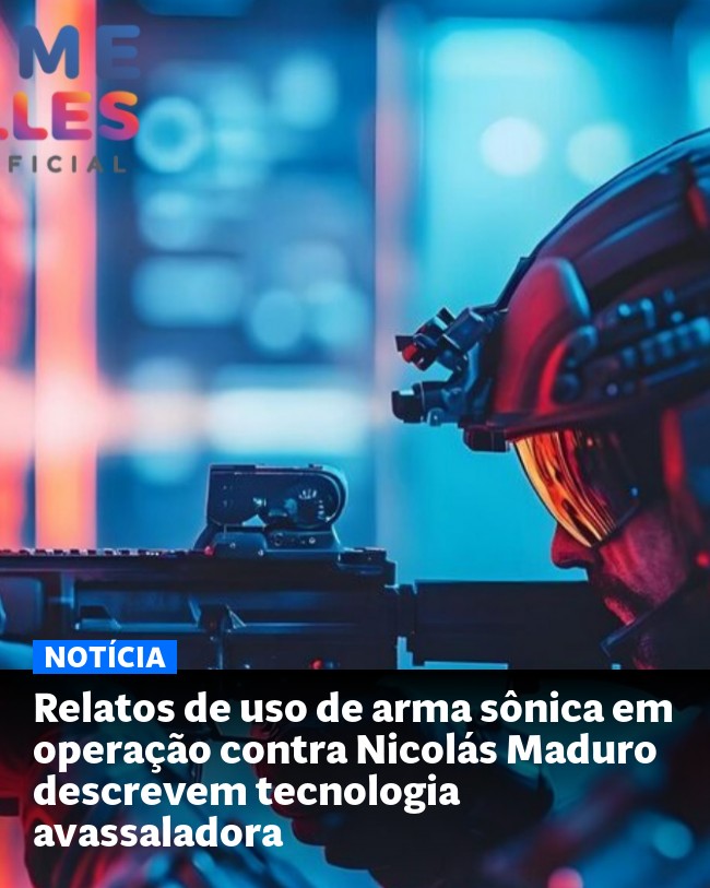 Relatos de uso de arma sônica em operação contra Nicolás Maduro descrevem tecnologia avassaladora - Post para compartilhamento via WhatsApp
