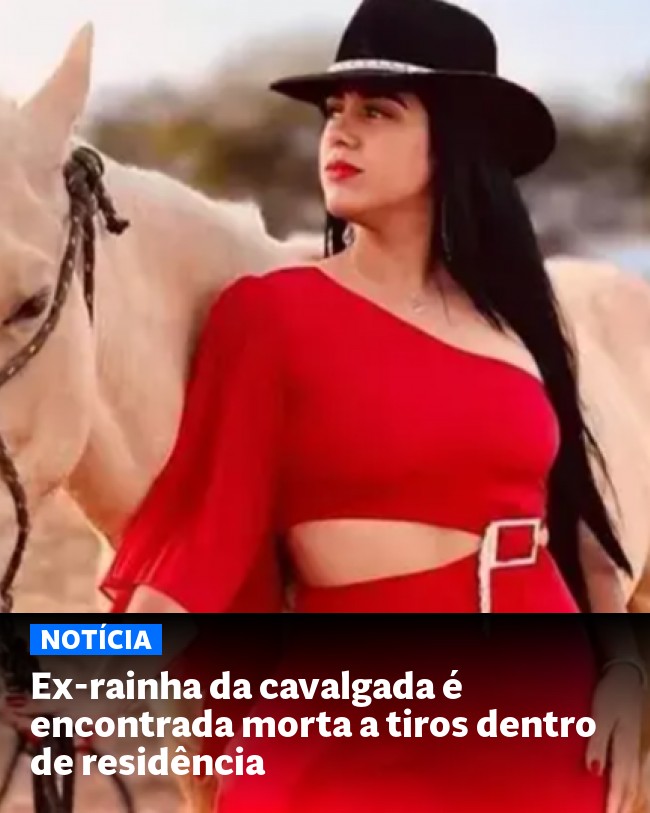 Ex-rainha da cavalgada é encontrada morta a tiros dentro de residência - Post para compartilhamento via WhatsApp