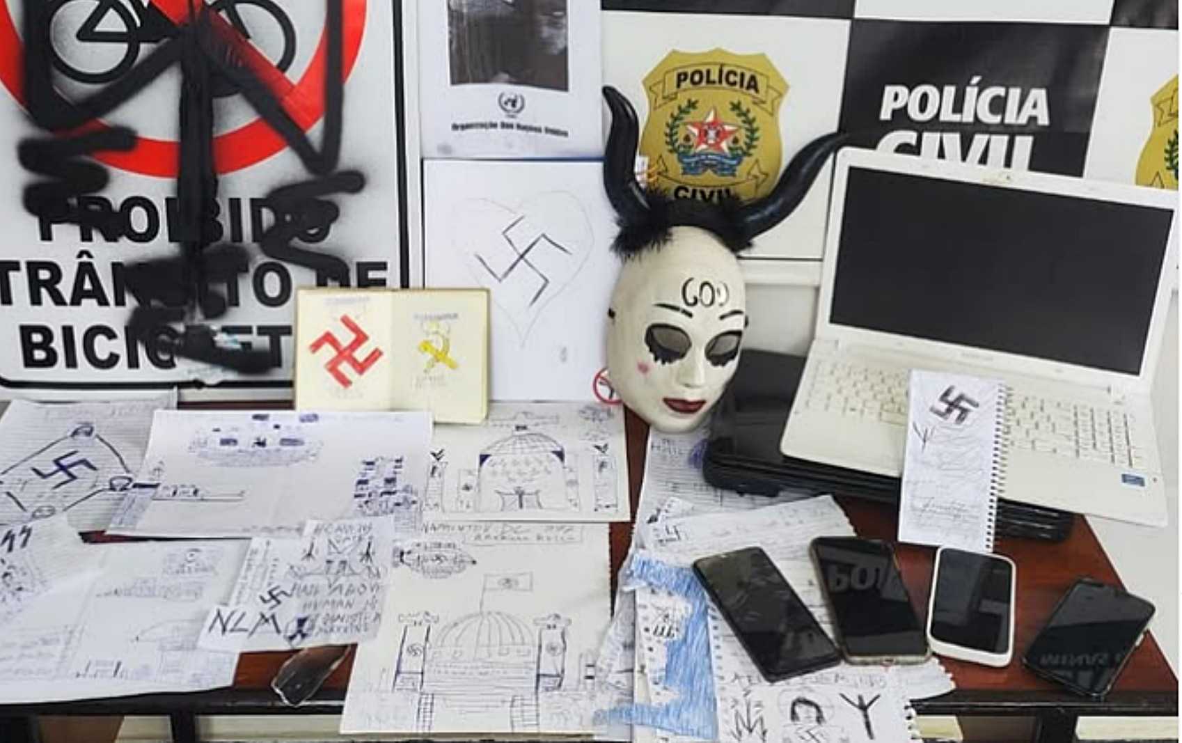 Investigação em São Lourenço revela material neonazista em grupo extremista