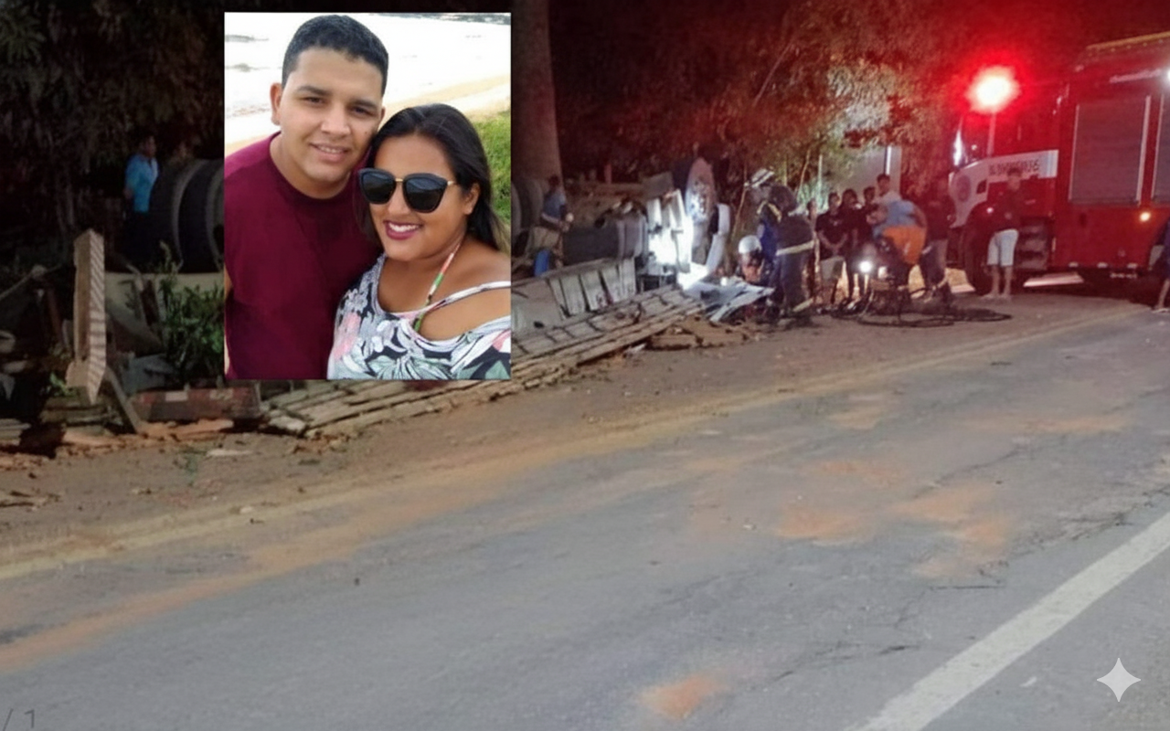 Tragédia na BR-262: Casal de Simonésia perde a vida em acidente com caminhão