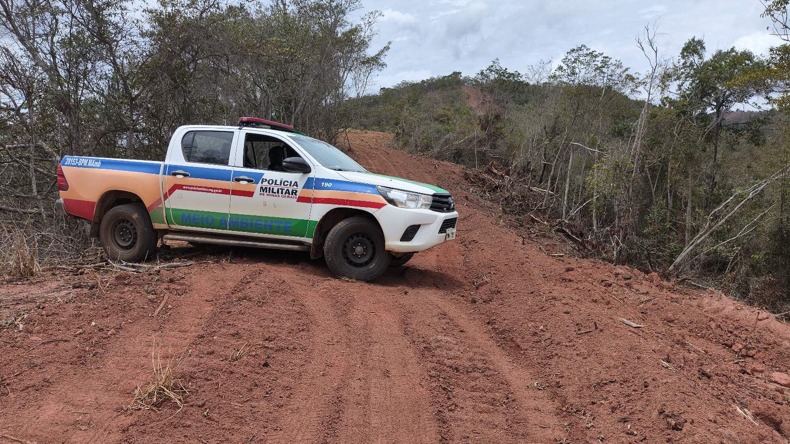 Polícia Militar de Meio Ambiente apreende maquinário e aplica R$ 300 mil em multas por desmatamento ilegal em Ipanema