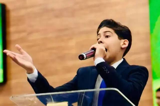 Missionário-mirim, Miguel Oliveira, anuncia pregação em Ipatinga