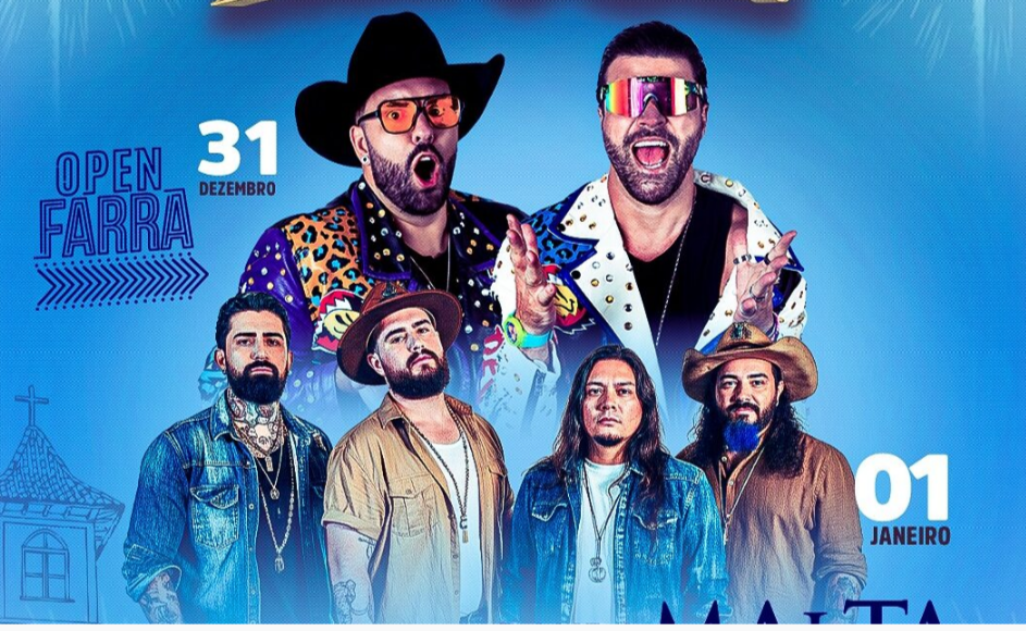 Pains terá dois dias de festa para o Réveillon e o aniversário do Município