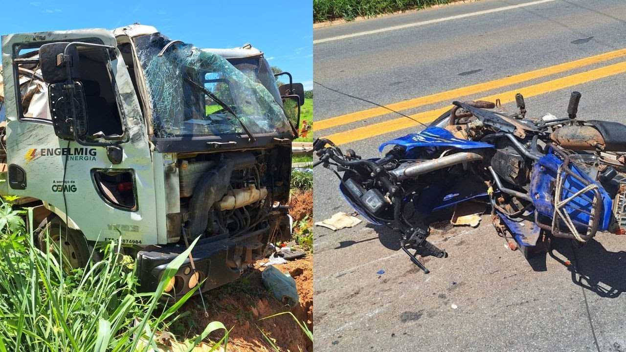 Tragédia em Pimenta: Idoso morre após colisão frontal na MG-050