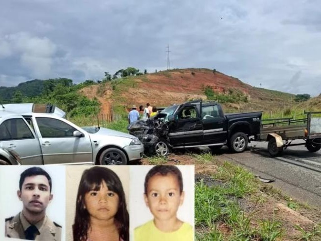 Tragédia em Carlos Chagas: Acidente na MG-418 tira a vida de três pessoas da mesma família