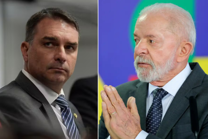 Flávio Bolsonaro e Lula empatam em eventual segundo turno, aponta pesquisa