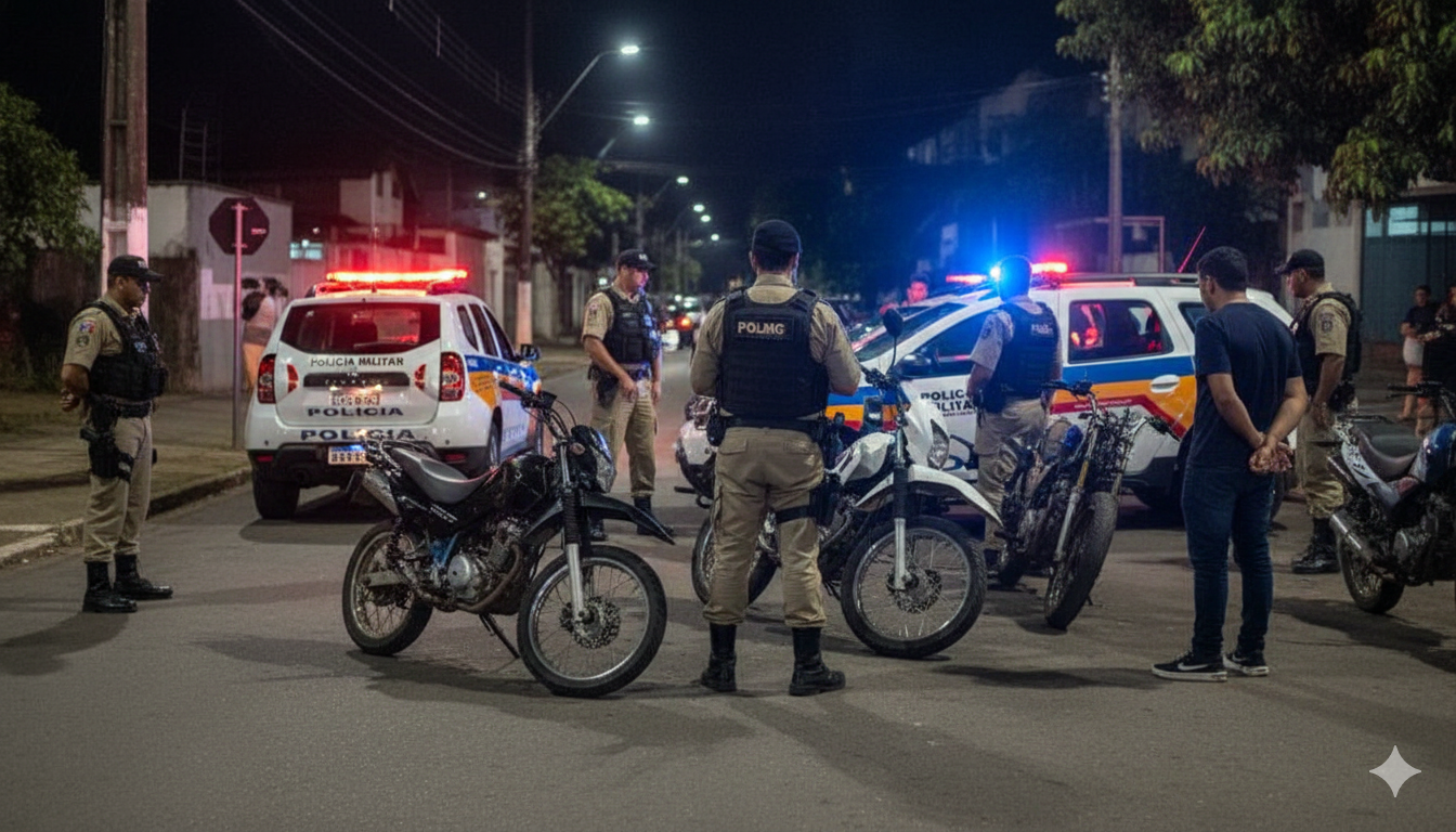 Polícia Militar lança Operação Cavalo de Aço para coibir manobras perigosas de motocicletas em Ipatinga