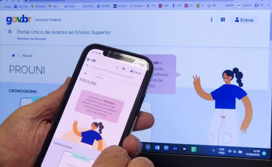 Prouni abre inscrições para 594 mil bolsas de estudo em todo o país no dia 26 de janeiro