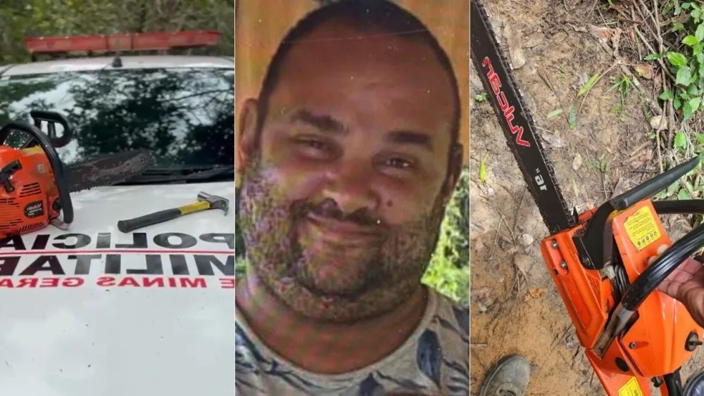 Homem que tentou matar mulher com golpes de martelo e motosserra morre baleado pela PM na Grande BH