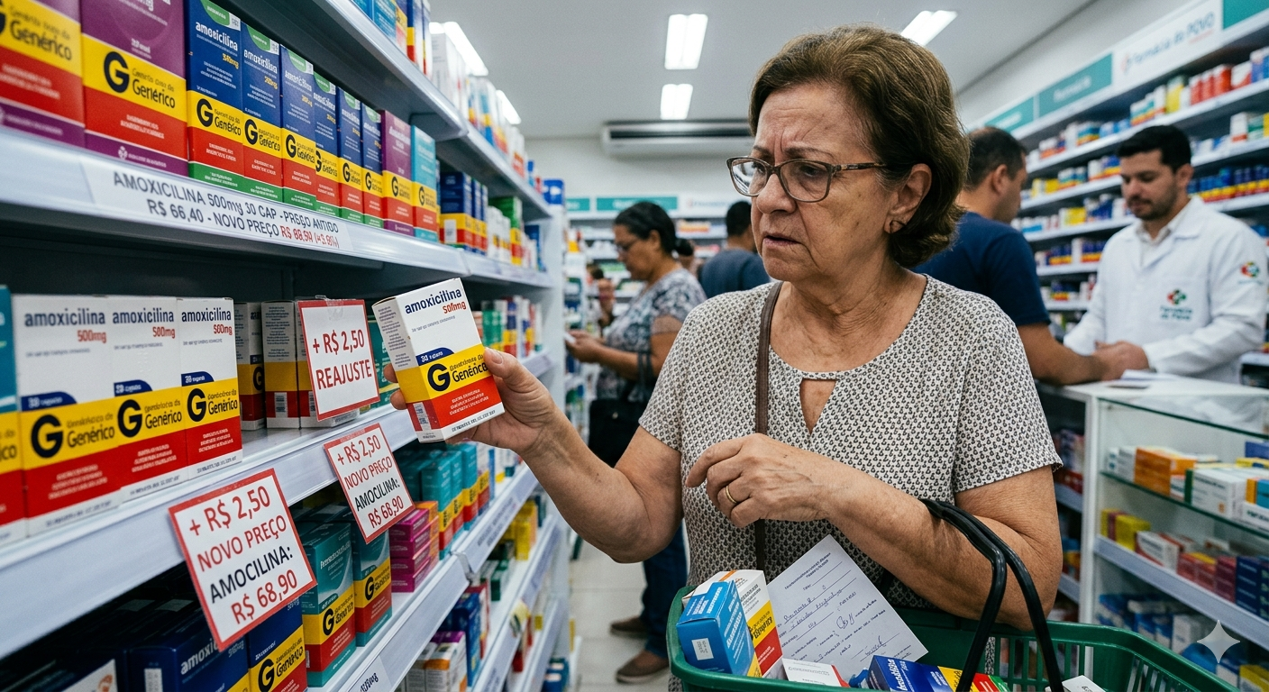 Consumidores já sentem impacto de novos preços de medicamentos após reajuste anual