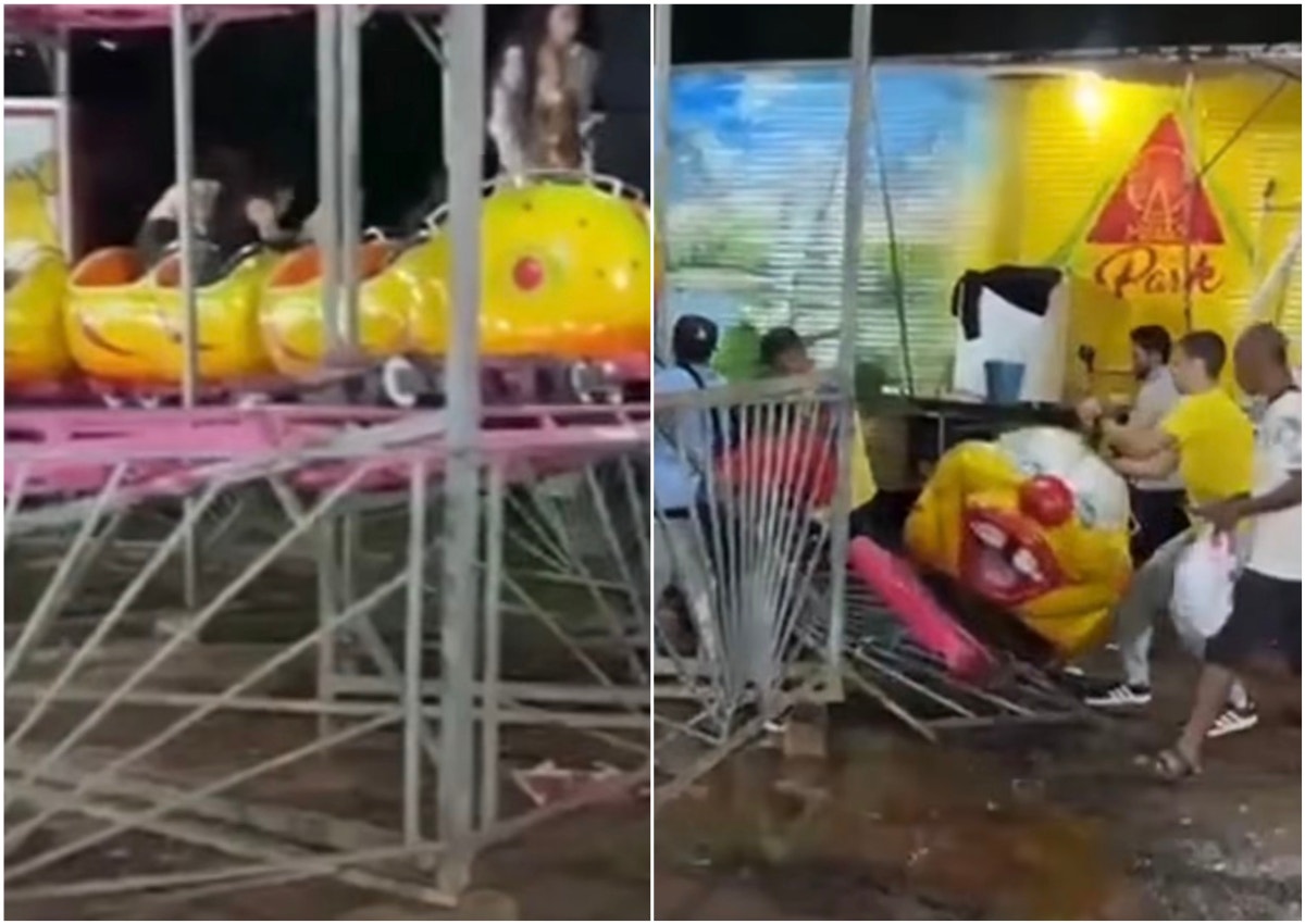 Uma noite de diversão transformou-se em tragédia no Minas Center Park, um parque de diversões itinerante, na noite do último sábado, dia 11. Um grave ac...