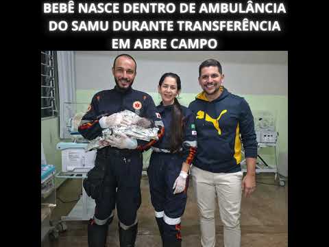 A madrugada desta segunda-feira foi marcada por um nascimento extraordinário em Abre Campo, Minas Gerais. Um bebê veio ao mundo a bordo de uma ambulânci...
