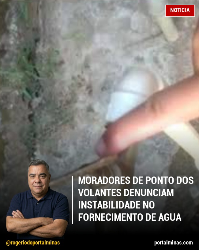 Uma serie de registros feitos por moradores de Sao Sebastiao do Paraiso indica uma situacao de instabilidade no fornecimento de agua em diversos bairros...