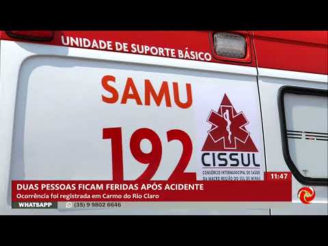 Um grave acidente de trânsito chocou o centro de Carmo do Rio Claro no dia 8 de maio de 2026. A colisão entre dois veículos resultou no capotamento de u...