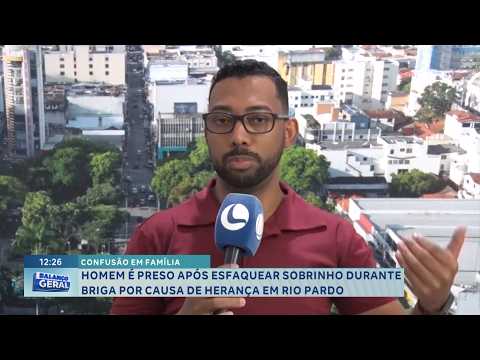 Um homem foi detido na cidade de Rio do Prado, no Leste de Minas Gerais, nesta terça-feira, 05 de maio de 2026, após agredir seu próprio sobrinho com um...