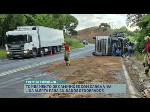 O nordeste de Minas Gerais foi palco, durante o mês de abril, de uma série de três acidentes envolvendo o tombamento de veículos que transportavam carga...