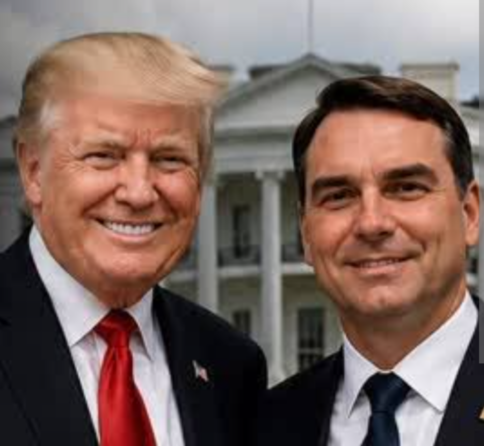 O senador Flávio Bolsonaro, pré-candidato à Presidência pelo PL, partiu rumo aos Estados Unidos na noite de domingo, 24 de maio de 2026, com a expectati...