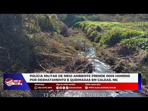 A Polícia Militar de Meio Ambiente efetuou a prisão de dois homens na manhã da última quarta-feira, 13 de maio, na zona rural de Caldas, Minas Gerais. A...