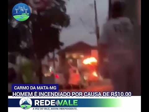 Um homem de 43 anos encontra-se internado em estado grave após ter 64% do corpo queimado em um ataque ocorrido na tarde desta terça-feira (26). O incide...