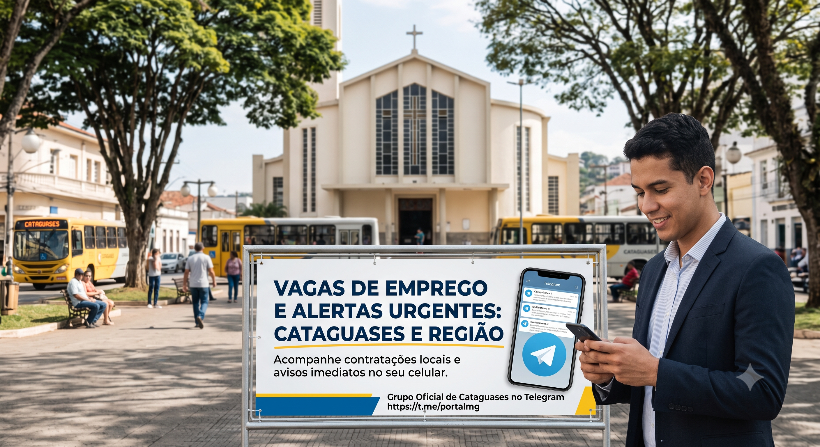 Moradores de Cataguases e das cidades vizinhas agora dispõem de um meio mais simples para acompanhar contratações no comércio local, processos seletivos...