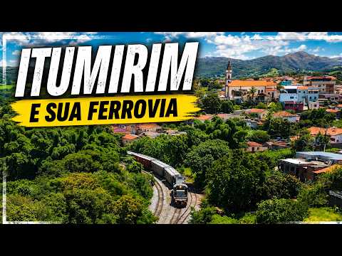 Uma inédita visão aérea capturada por drone oferece um panorama detalhado da passagem de um trem vazio da VLI Logística pelo pátio ferroviário de Itumir...