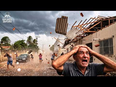 Uma forte tempestade com granizo e ventos intensos atingiu Salto da Divisa, no Vale do Jequitinhonha, em Minas Gerais, causando significativos prejuízos...