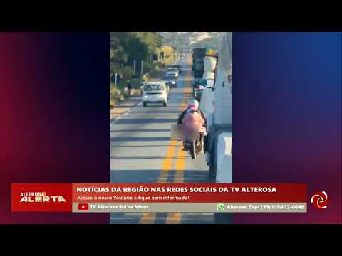 Um motociclista foi flagrado executando uma ultrapassagem em local proibido na rodovia BR-265, na cidade de Lavras. O incidente, que chamou a atenção pe...