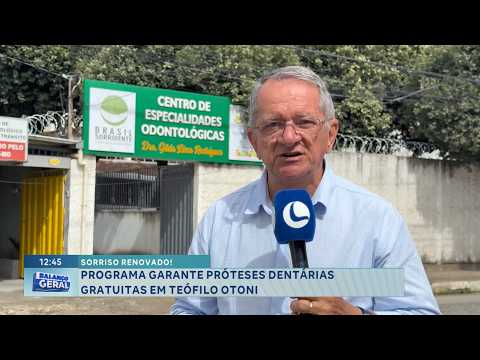 A cidade de Teófilo Otoni, situada na porção Leste do estado de Minas Gerais, implementou um novo programa que oferece próteses dentárias de forma gratu...