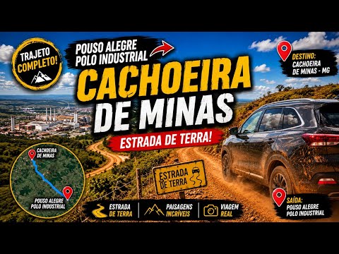 📌 RESUMO DA INFORMAÇÃO: nesse vídeo mostra o trajeto da estrada de terra do polo industrial Pouso Alegre para cachoeira de Minas MG nesse vídeo mostra o...