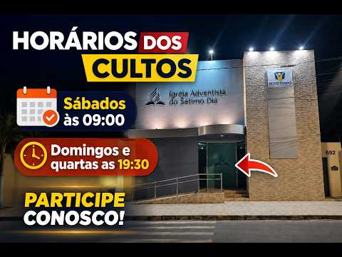 Divulgado no dia 02/08/2026 pelo canal Igreja Adventista Central de Pirapora, um novo conteúdo trazendo atualizações sobre Pirapora MG vem movimentando ...