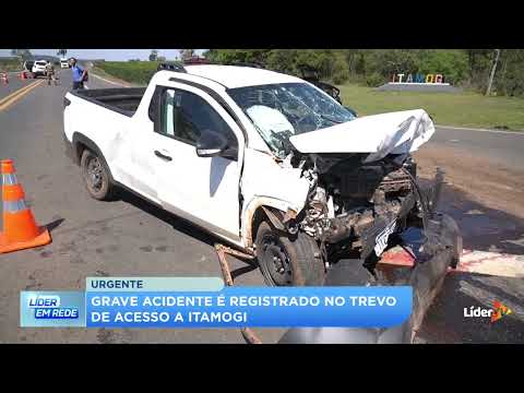 Um sério acidente de trânsito foi reportado na rodovia MGC-491, especificamente no trevo que dá acesso à cidade de Itamogi, localizada na região do Sul ...