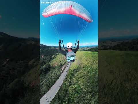 Um registro datado de 09 de setembro de 2026 documentou uma recente decolagem de parapente na renomada Serra da Viúva, situada em Santana do Paraíso, Mi...