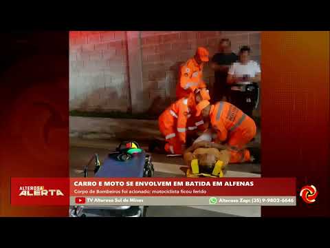 Um grave acidente de trânsito em Alfenas resultou em ferimentos para um motociclista, após uma colisão que envolveu sua motocicleta e um automóvel. O in...