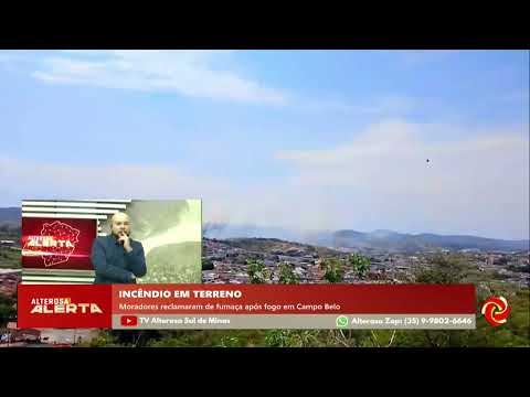 Um incêndio foi registrado em um loteamento localizado na região do Bairro Monte Belo, na cidade de Campo Belo, em 23 de setembro de 2026. O incidente r...