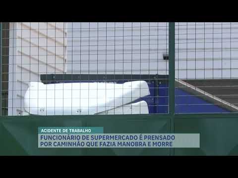 Um grave acidente de trabalho resultou na morte de um funcionário de supermercado, que foi prensado por um caminhão enquanto o veículo realizava uma man...