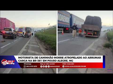 Uma fatalidade chocou a comunidade de Pouso Alegre e usuários da BR-381, conhecida como Fernão Dias, após um motorista de caminhão perder a vida em um t...