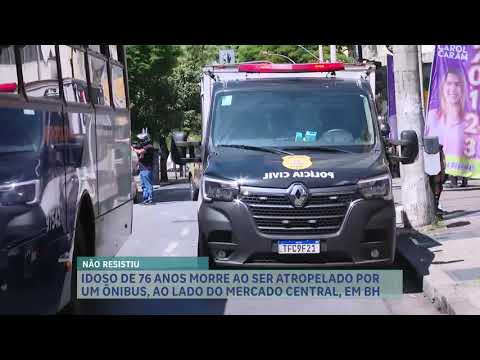 Belo Horizonte foi palco de uma fatalidade na capital mineira, onde um idoso de 76 anos perdeu a vida ao ser atropelado por um ônibus. O trágico inciden...