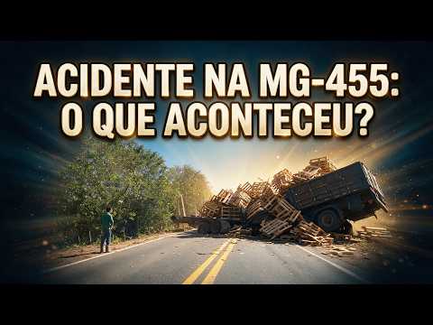 Um incidente chamou a atenção na Rodovia MG-455, quando um caminhão carregado com uma vasta quantidade de pallets de madeira tombou, espalhando sua carg...