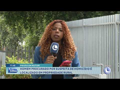 Um homem procurado pela justiça por suspeita de homicídio foi localizado e detido em uma propriedade rural na cidade de Mutum. A prisão ocorreu após uma...