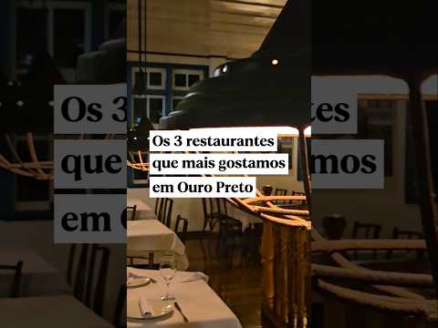 Esse aqui é pra você que curte conteúdo que rende conversa. Produção de nossa produção. A gente não perdeu tempo e trouxe o conteúdo "Ouro Preto Gourmet...