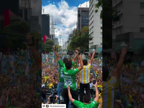 Saca só esse material: produção de FutFatos , publicada em 19/10/2026. A gente não perdeu tempo e trouxe o conteúdo "Paulista: Flavio Bolsonaro mobiliza...