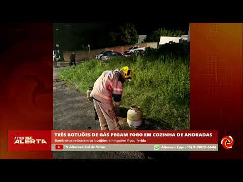 Andradas: Bombeiros retiram botijões e evitam riscos em incêndio de loja
