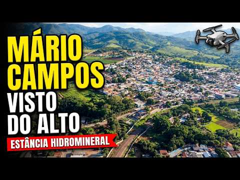 Drone revela encantos de Mário Campos MG: Estância hidromineral perto de BH