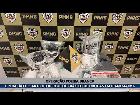 Conceição de Ipanema: Operação Poeira Branca desarticula rede de tráfico