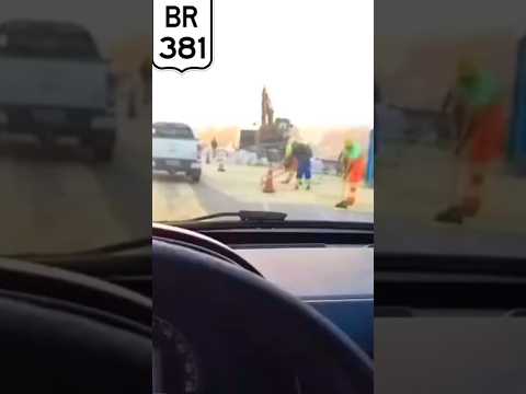 BR 381: Acidente em Bom Jesus do Amparo.