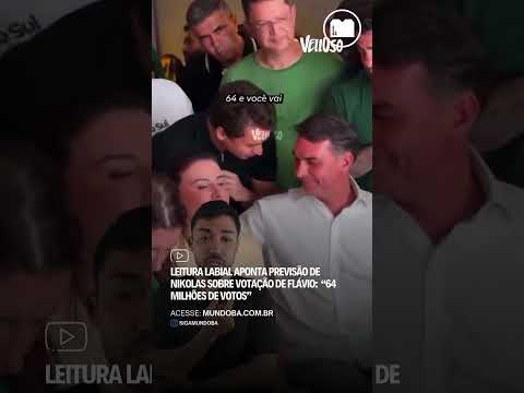 Leitura labial de Nikolas em apontava 64 milhões de votos para Flávio