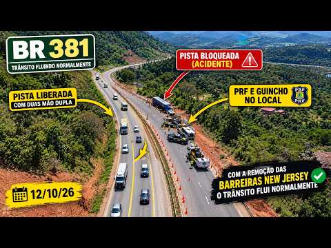 BR-381: Reparos em Bom Jesus do Amparo e o alerta dos acidentes