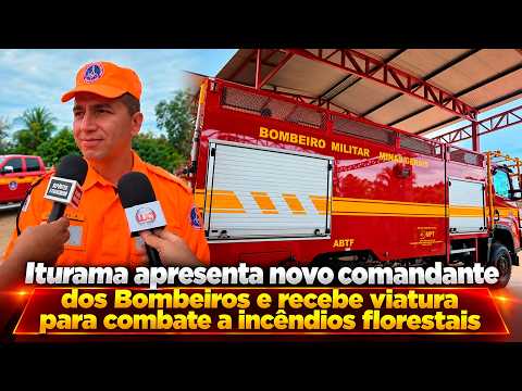 Iturama: Bombeiros recebem novo comandante e viatura para combater incêndios florestais