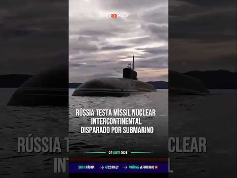 Submarino russo dispara míssil nuclear intercontinental em treinamento